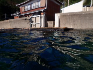 踊り場が浸かりそう！