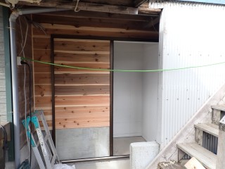 新シャワールーム「未完成」