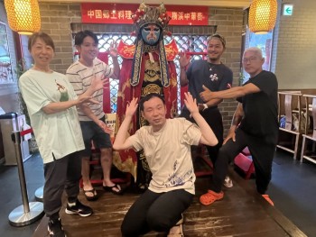 まさかの変面ショー